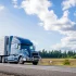 Semi truck on the side on the highway